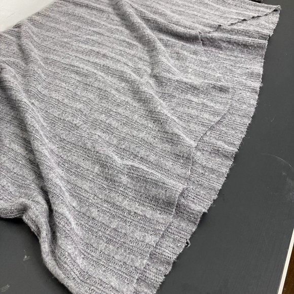 Heather Gray Band of Gypsies Westminster Lightweight Asymmetrical Hem Sweater S - Picture 4 of 12